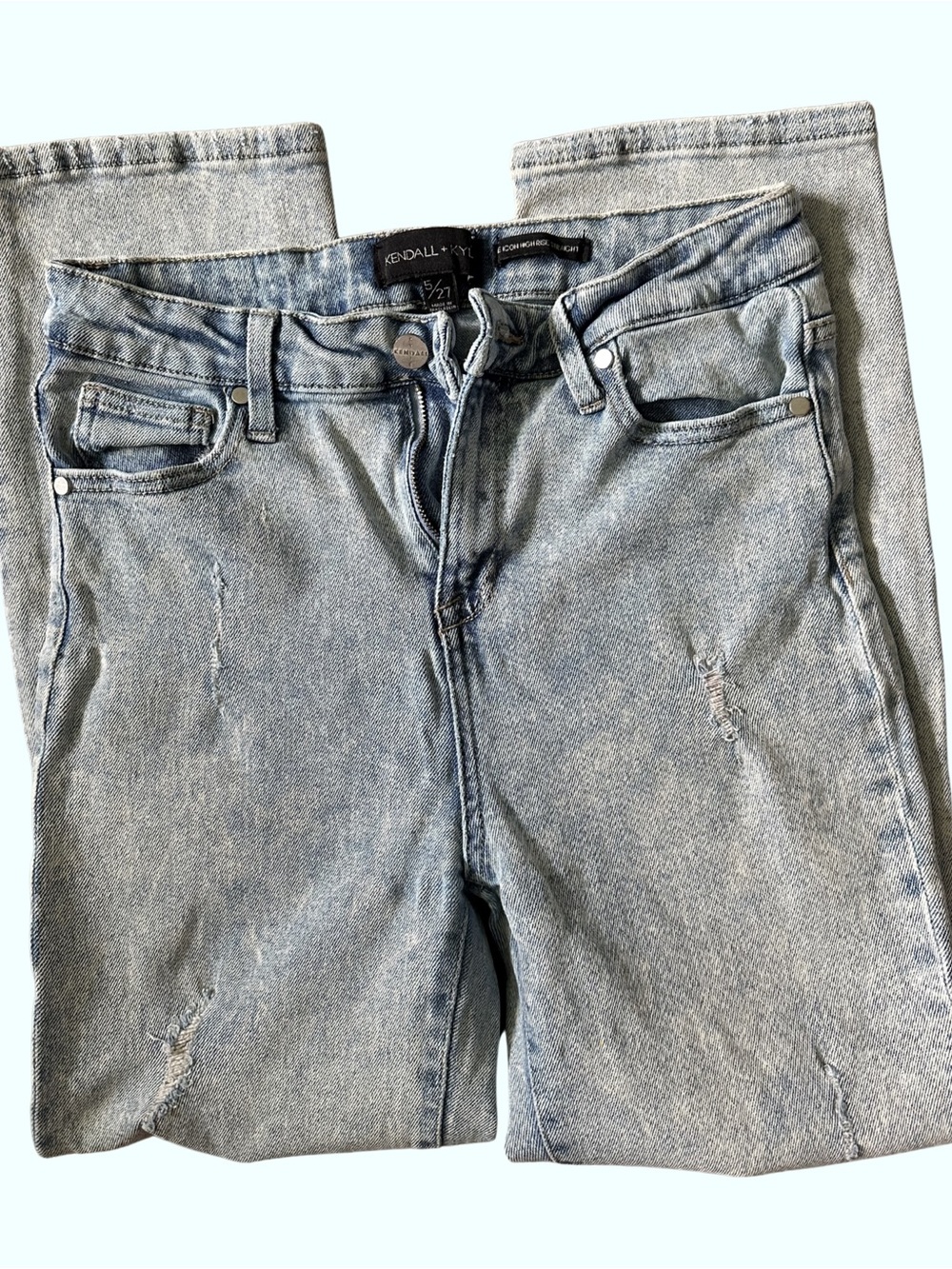 Kendall & Kylie Light Blue High Rise Denim Jeans